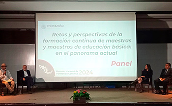 Participa ILCE en la Reunión Nacional de Formación Continua 2024 